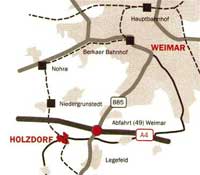 Holzdorf–Anfahrt Klick=großes Bild