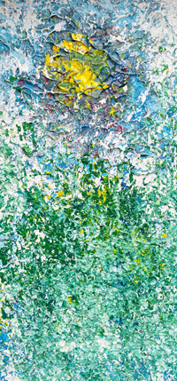 “ur – x” ·  Acryl · 50 x 25 cm · klick= großes bild